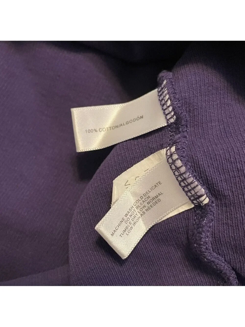 Cutter & Buck Vintage V Neck Sweater Purple XXL - Picture 7 of 8